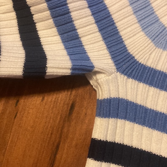 Talbots striped cardigan. Size Mp - Picture 5 of 7